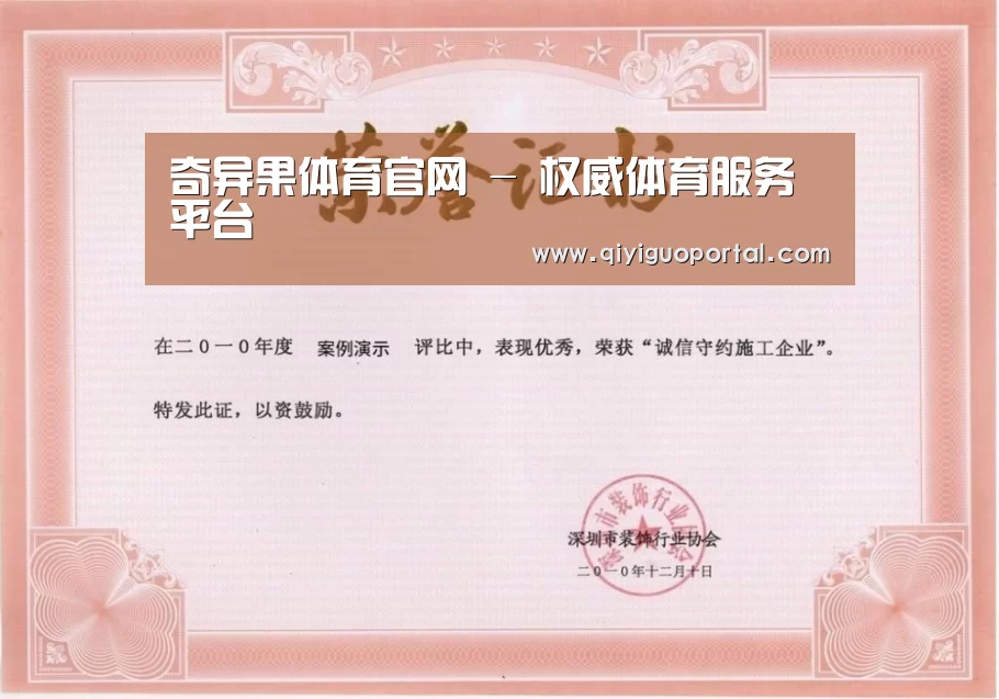 荣誉证书二